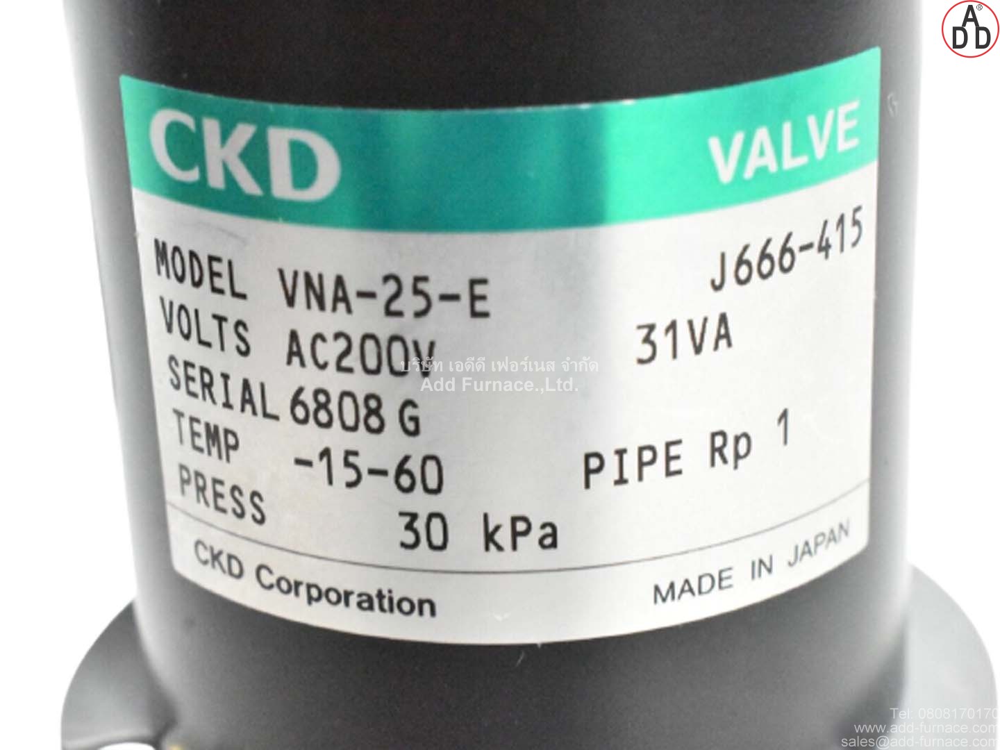 CKD MODEL VNA-25-E AC200V (3) 